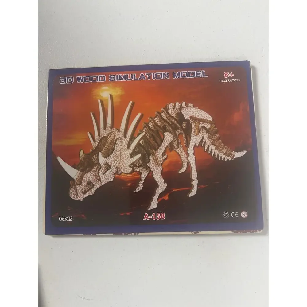 3D Wood Dinosaur Puzzles